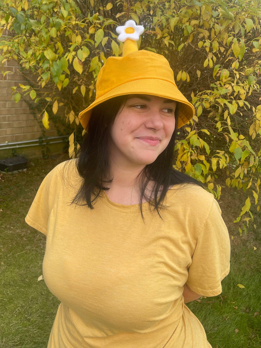 Yellow Flower Bucket Hat