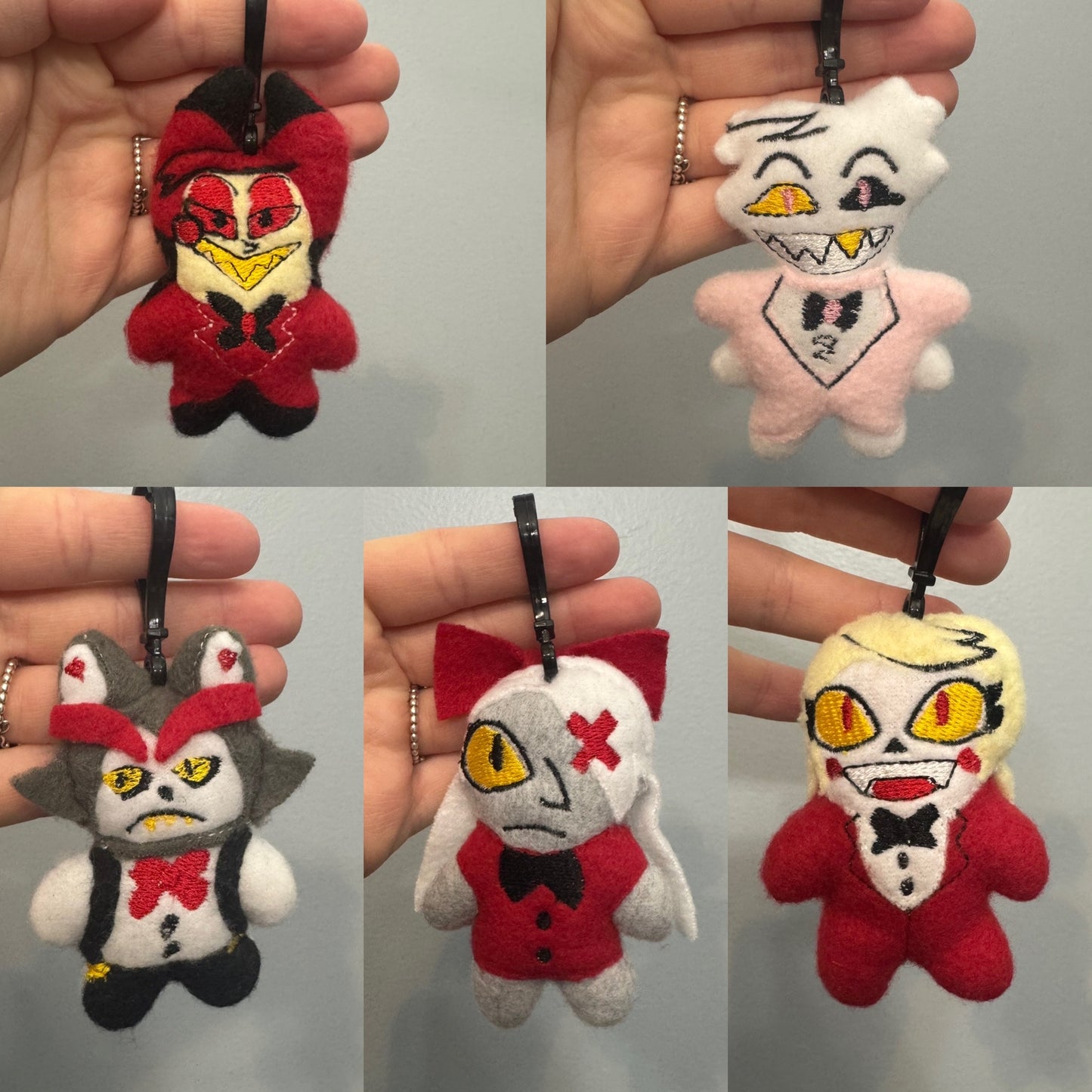 Hotel Staff Plush Keychains