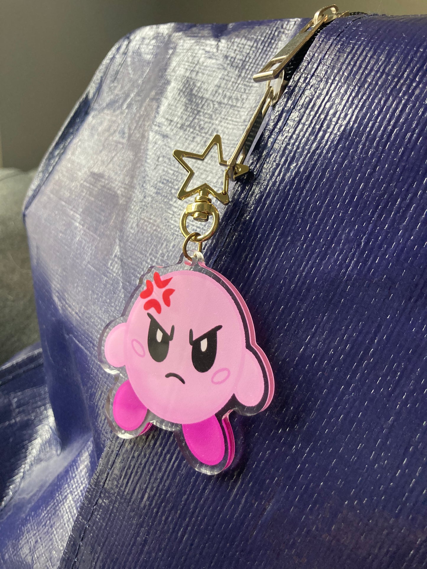 KB Angry Keychain
