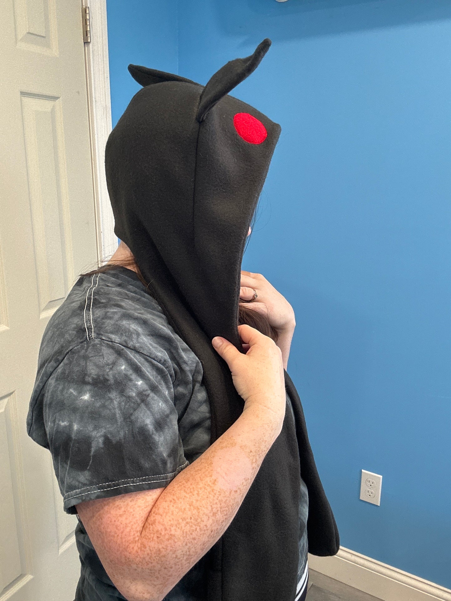 Mothman Hat Scoodie Style