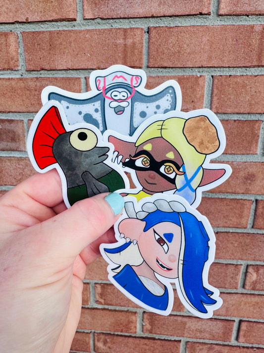 Squid Stickers