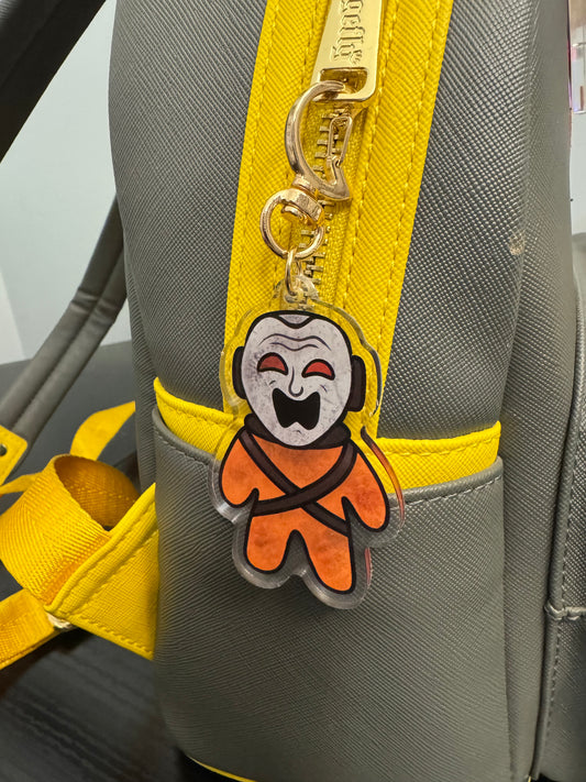 Company Worker Acrylic Keychain Reversible