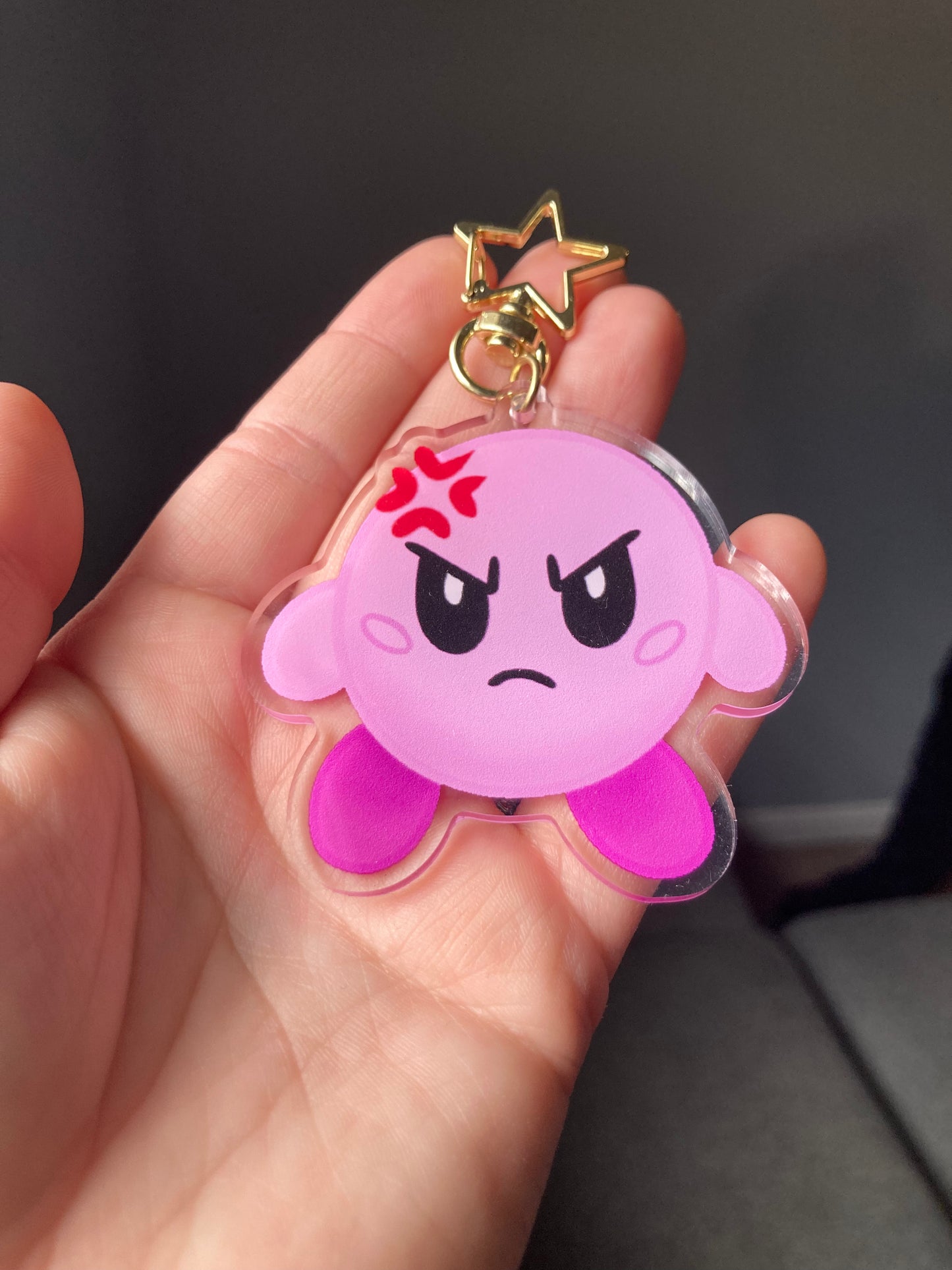KB Angry Keychain