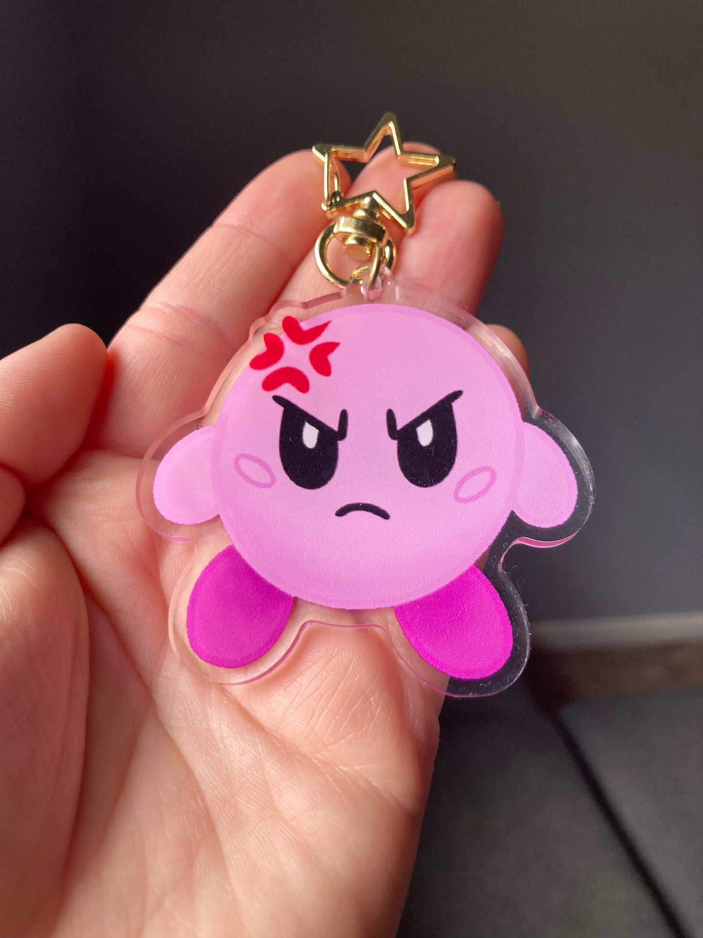 KB Angry Keychain