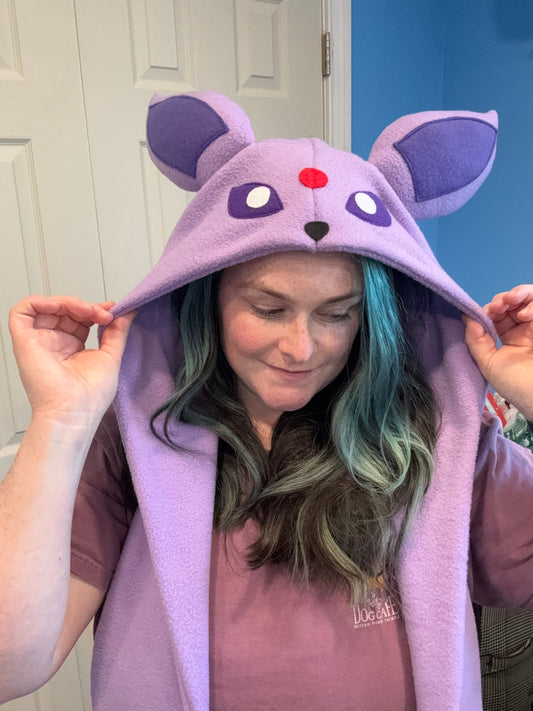 Psychic Dog Hat with Pockets Scoodie Style