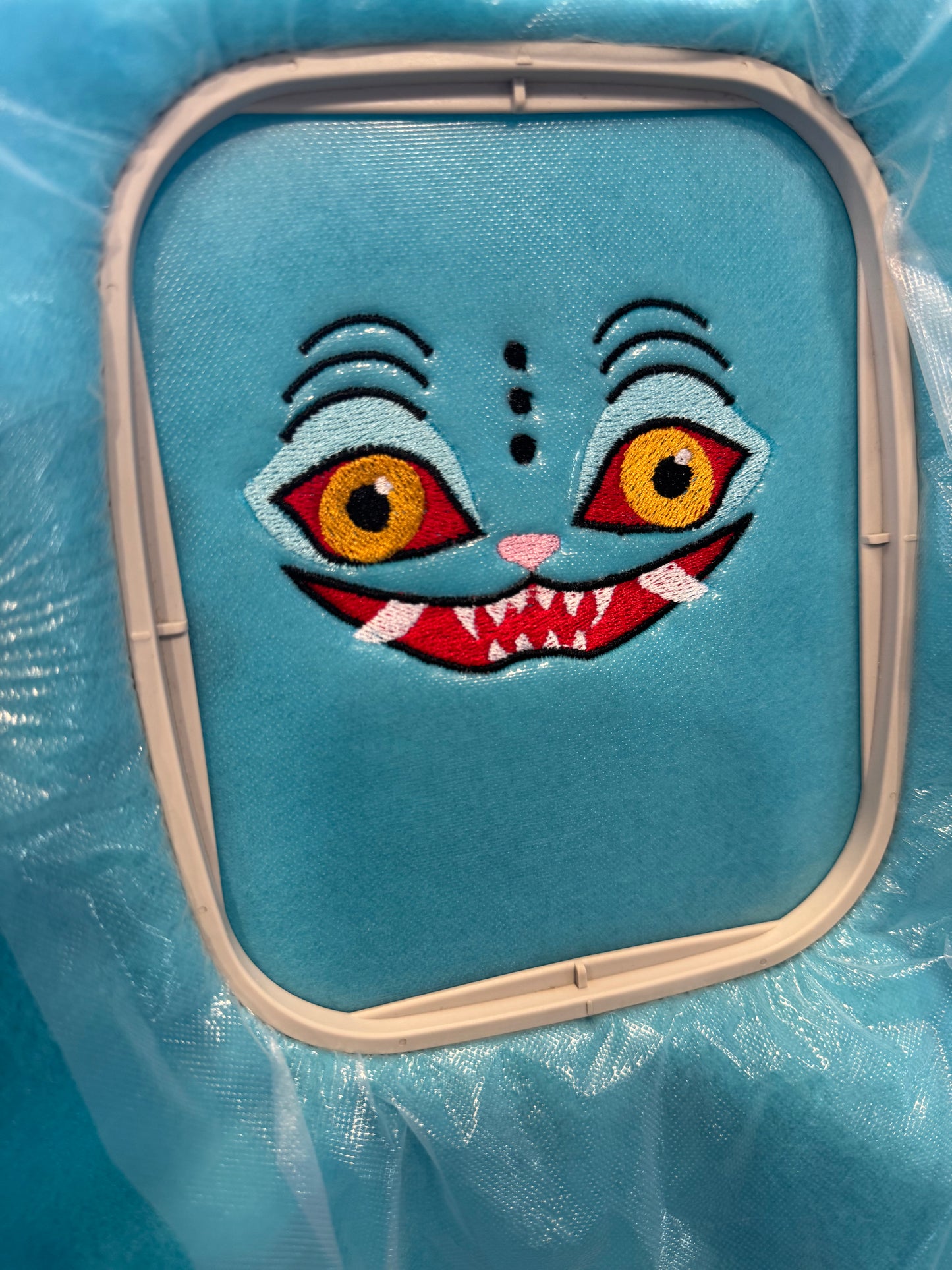 Blue Tiger Embroidery File