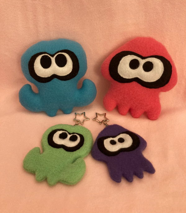 Squid and Octopus ITH Sewing Pattern Digital Download In the Hoop
