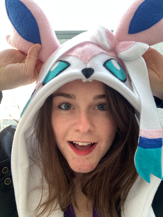 Fairy Dog Hat with Pockets Scoodie Style