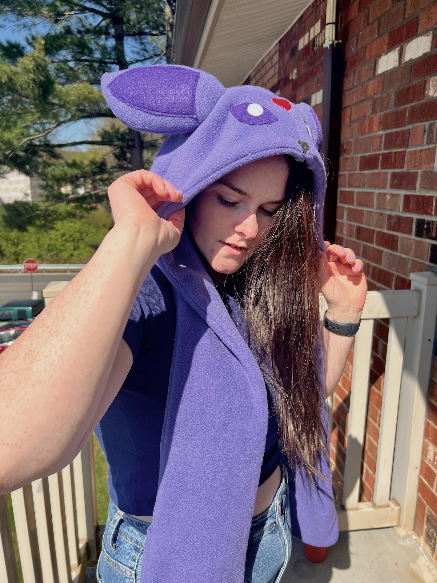 Psychic Dog Hat with Pockets Scoodie Style