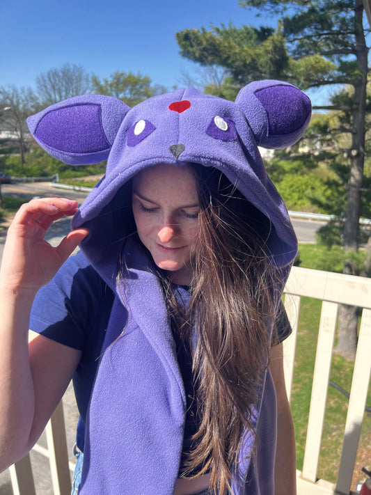 Psychic Dog Hat with Pockets Scoodie Style