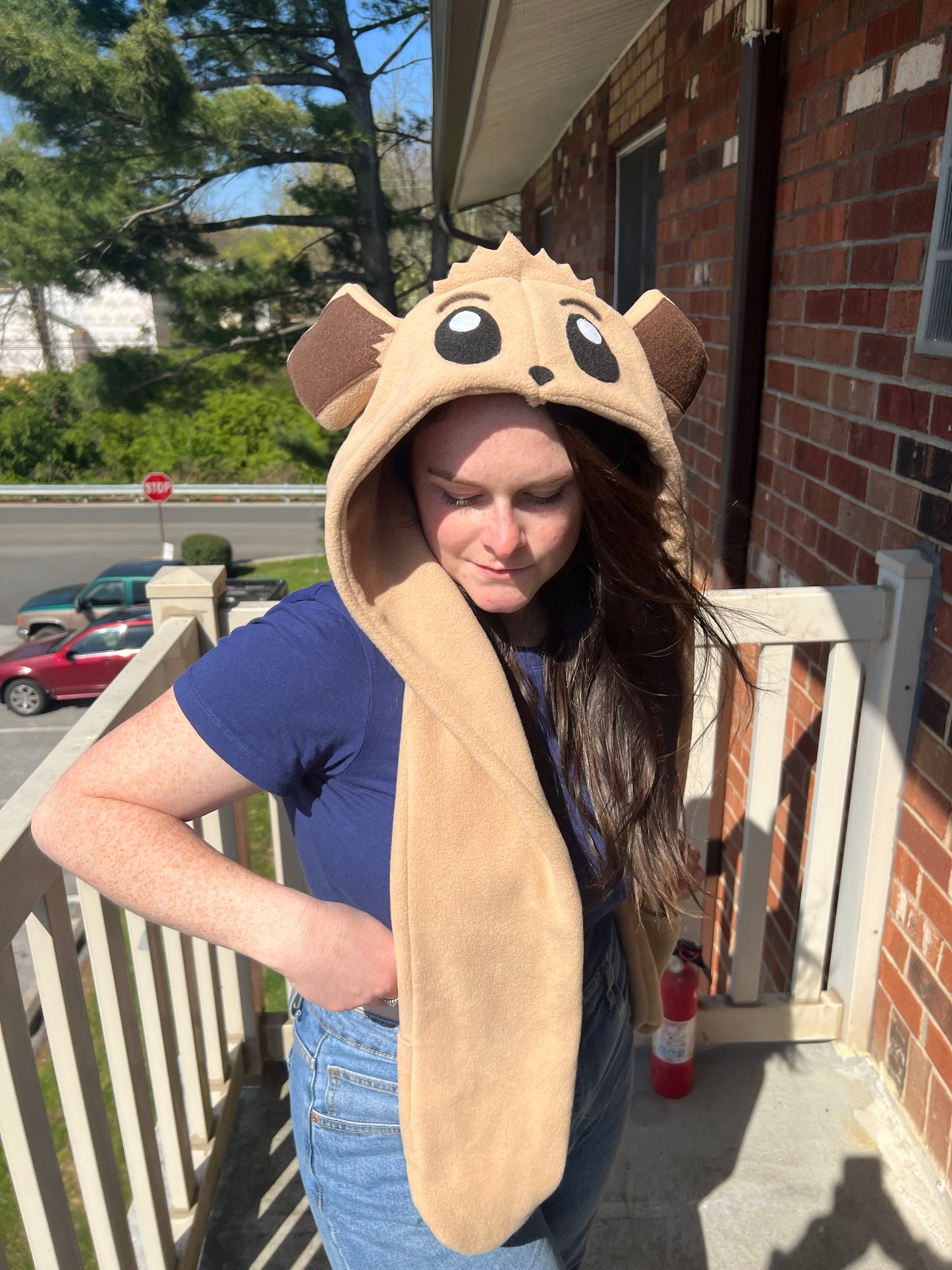 Normal Dog Hat with Pockets Scoodie Style