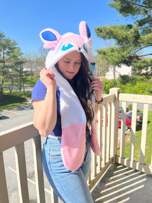 Fairy Dog Hat with Pockets Scoodie Style