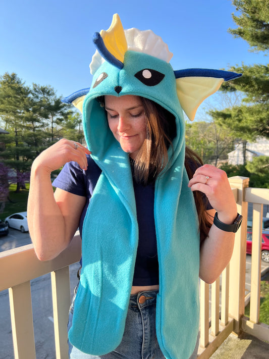 Water Dog Hat with Pockets Scoodie Style