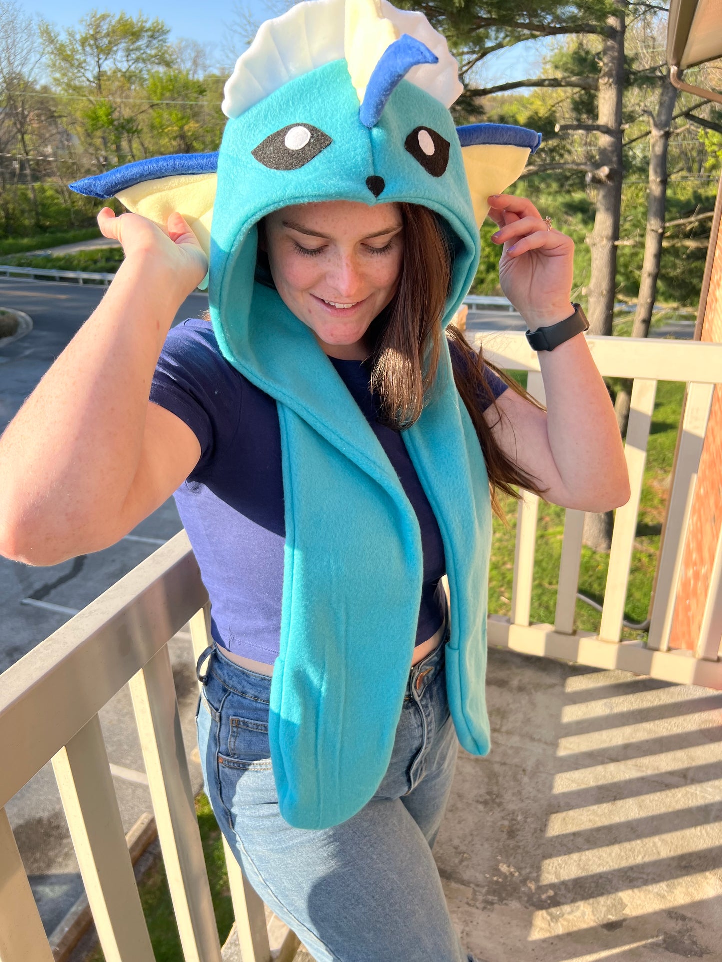 Water Dog Hat with Pockets Scoodie Style