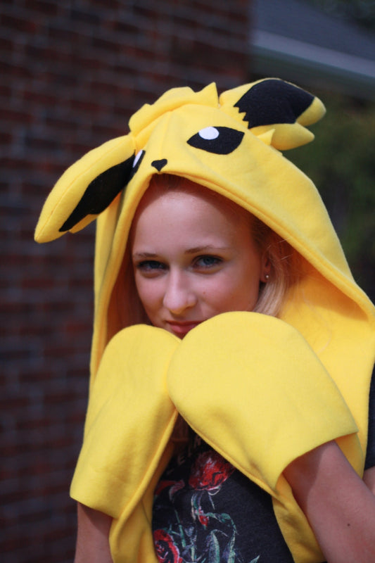 Electric Dog Hat with Pockets Scoodie Style