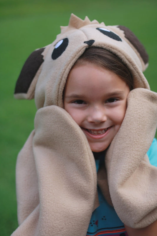 Normal Dog Hat with Pockets Scoodie Style