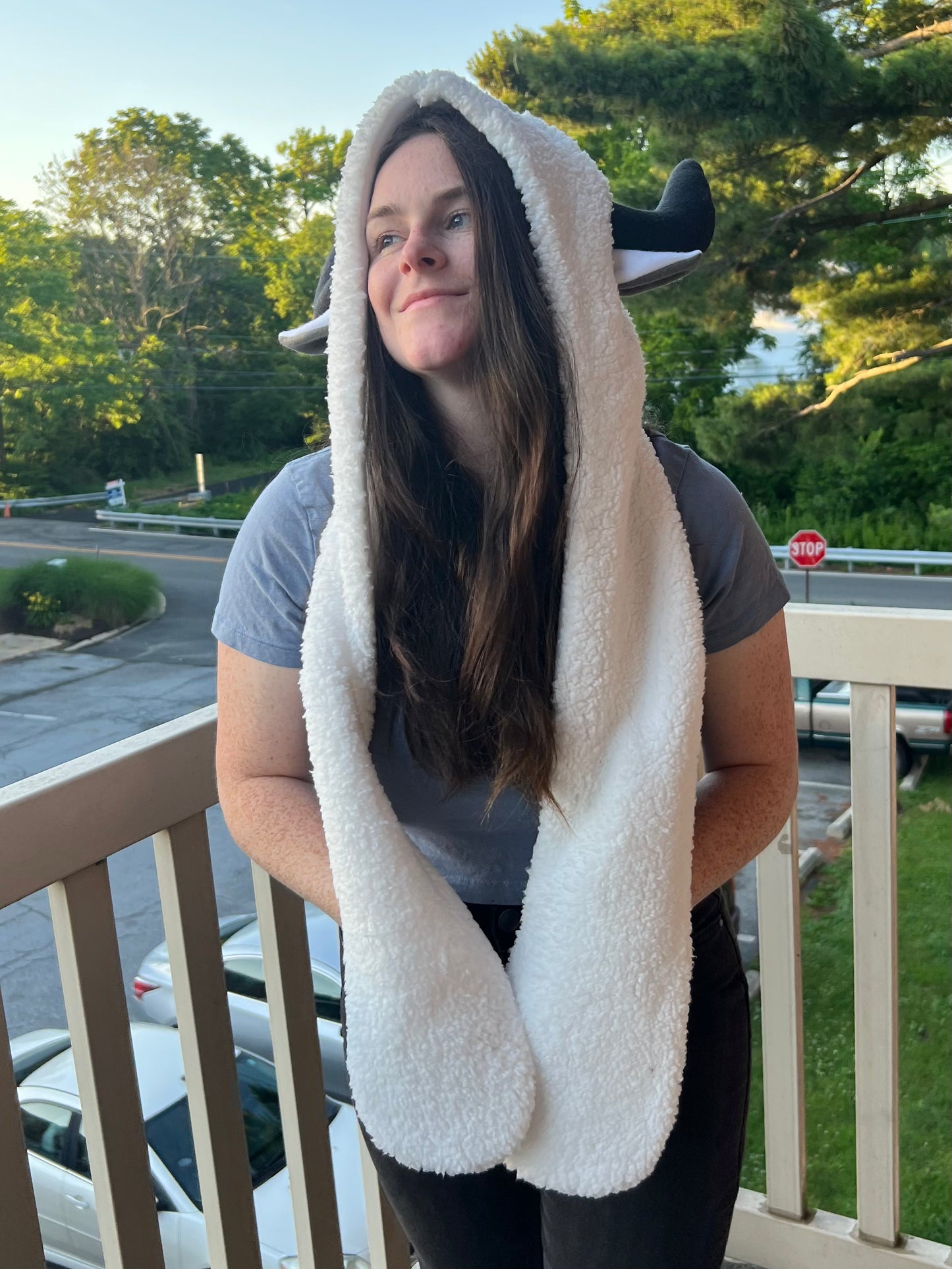 Bison Hat with Pockets Scoodie Style