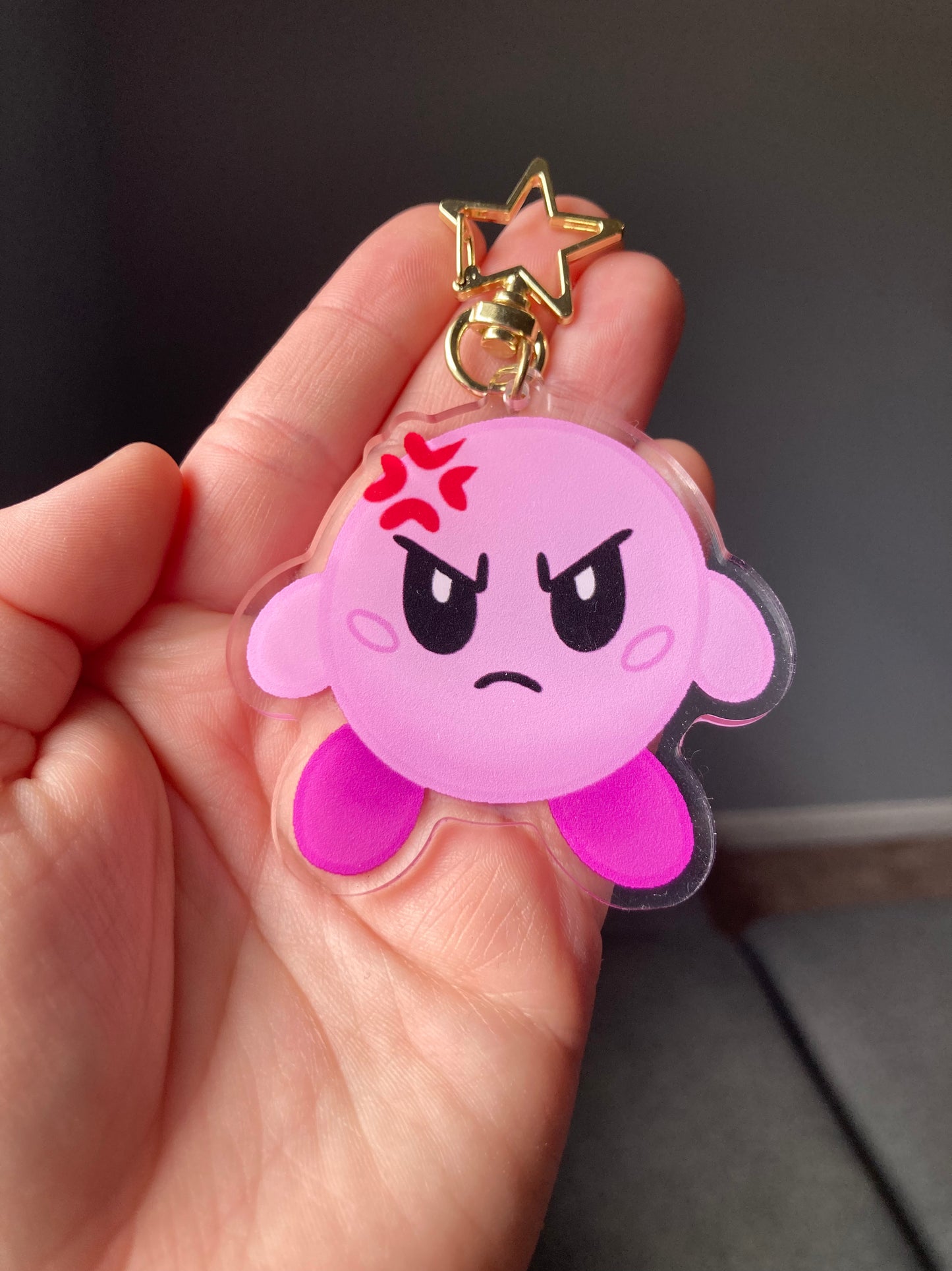 KB Angry Keychain