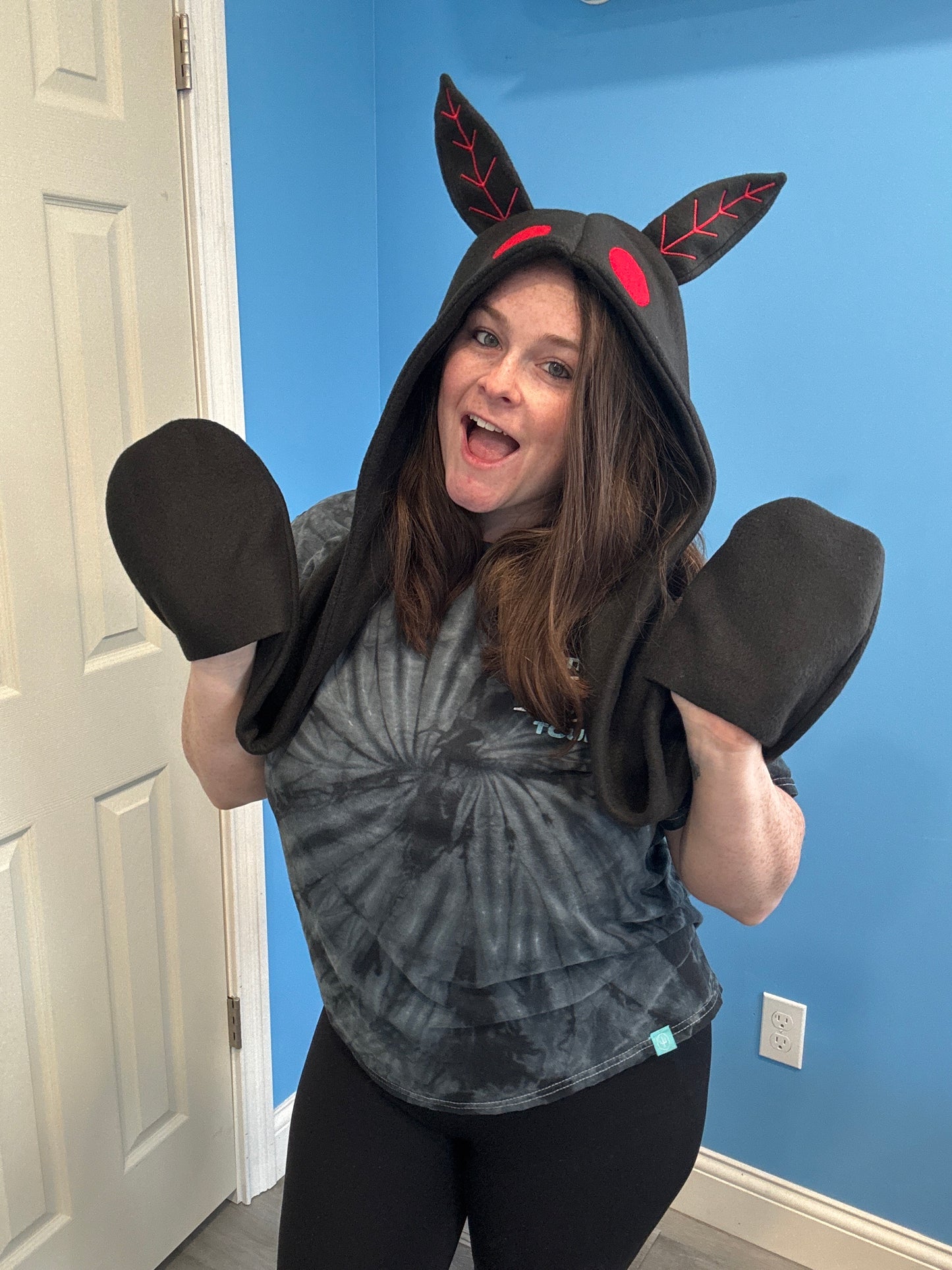 Mothman Hat Scoodie Style