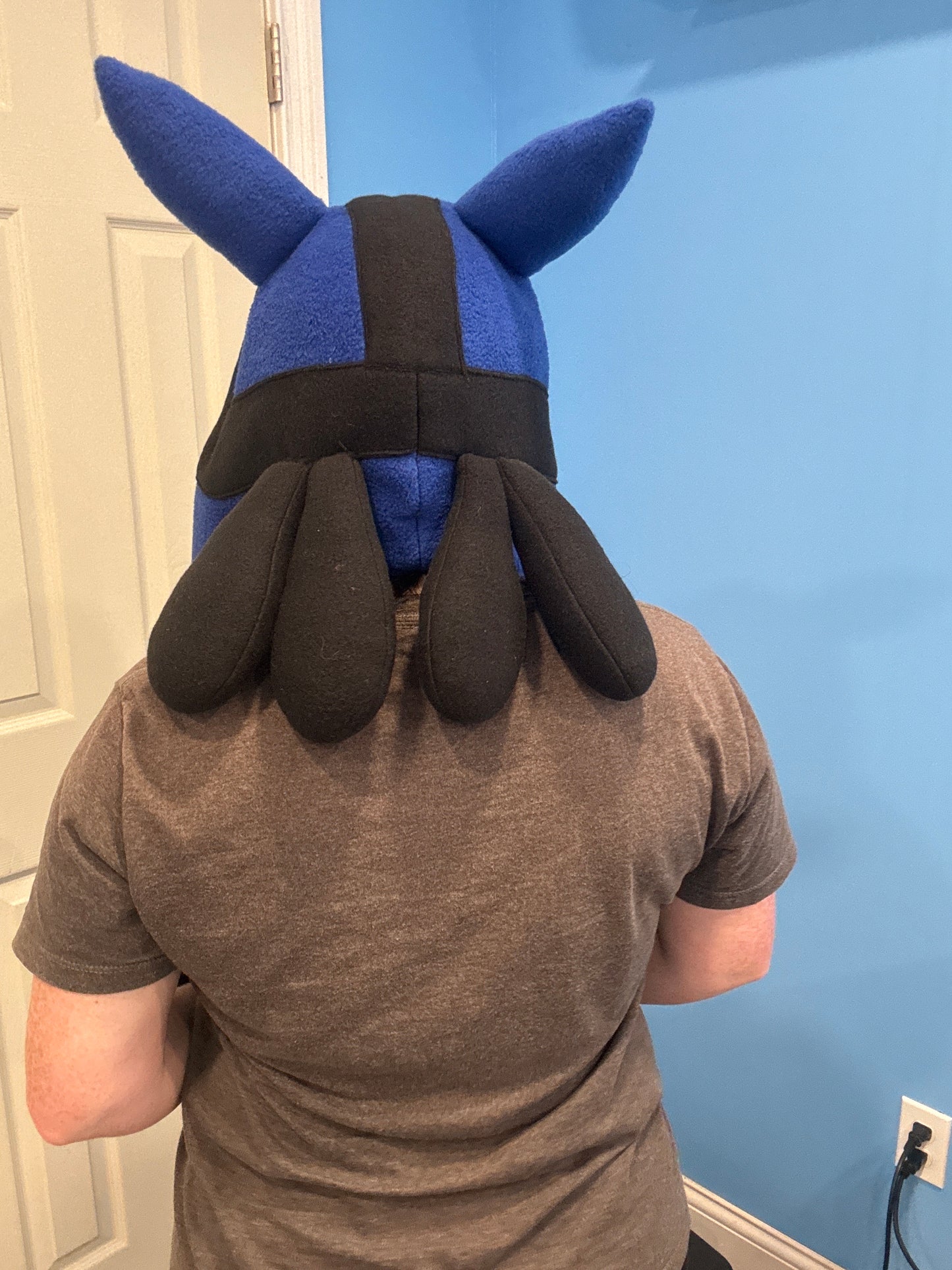 Fighting Dog Hat Scoodie Style with Pockets