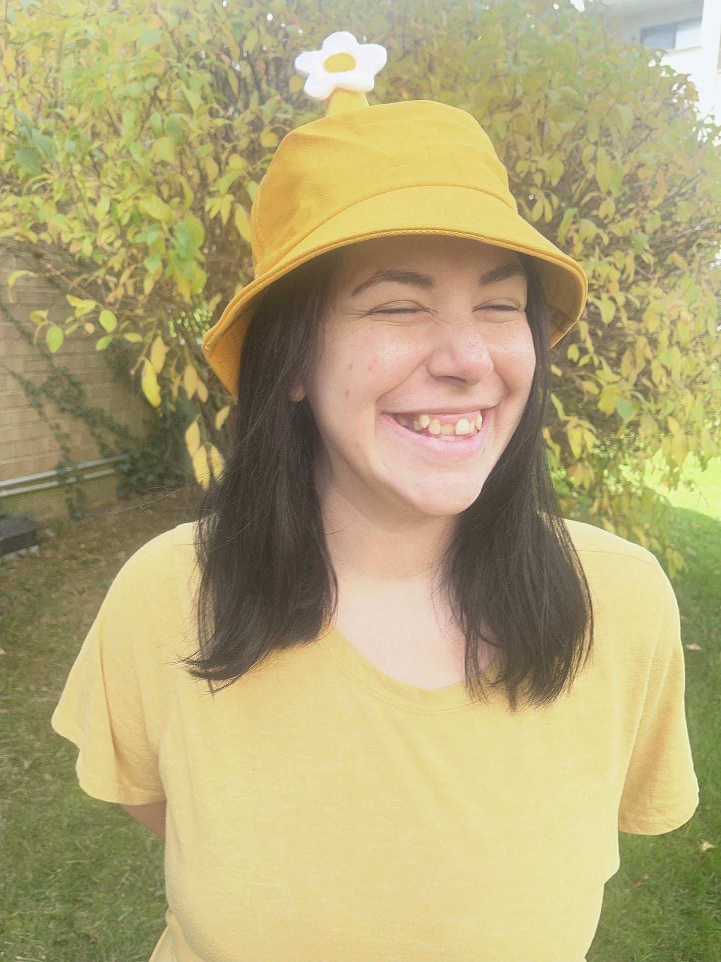 Yellow Flower Bucket Hat