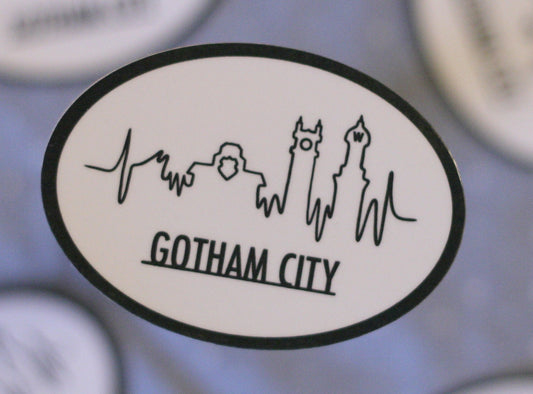 The City That Always Needs Saving Sticker
